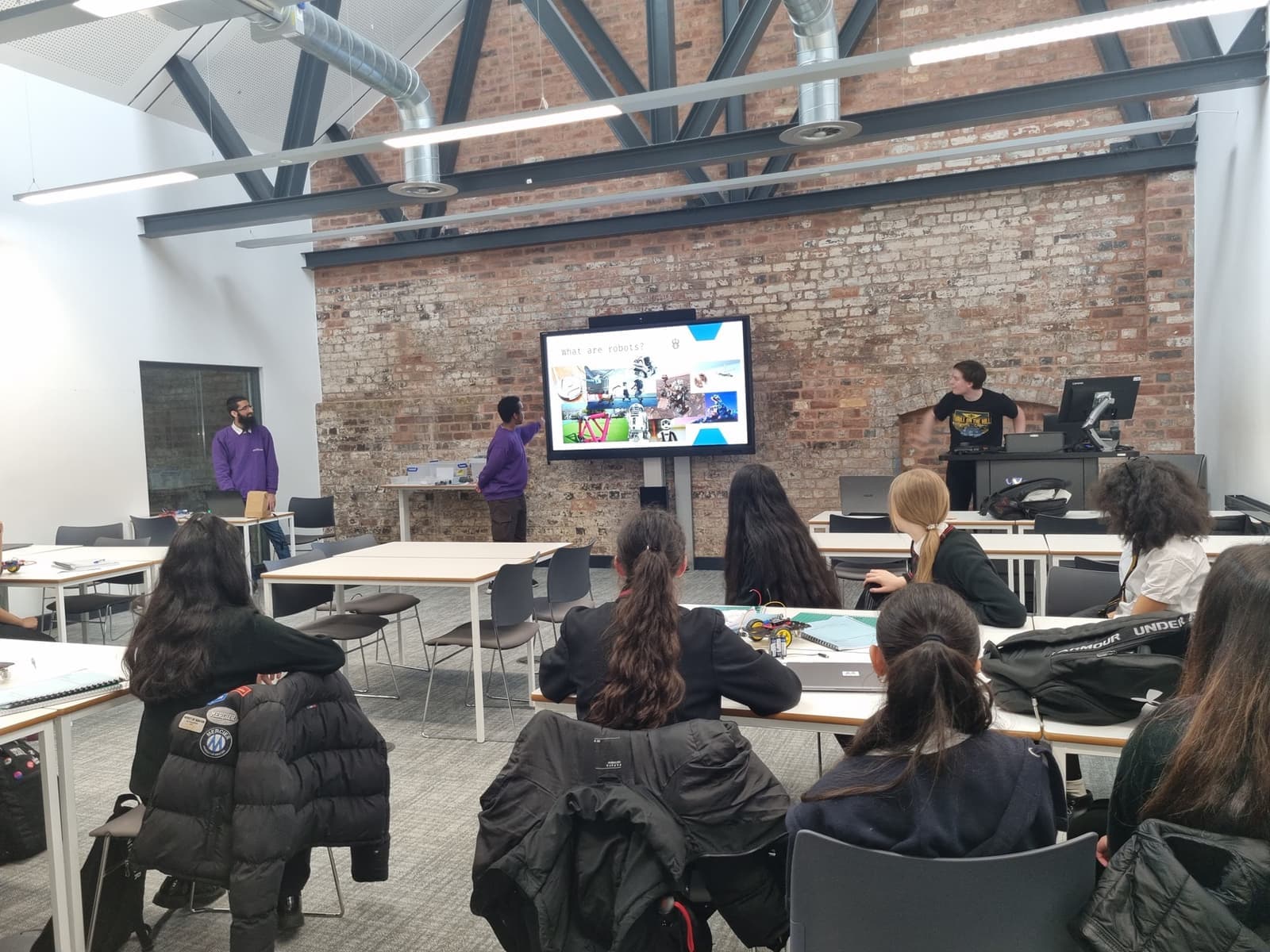 Birmingham City University venue for Robocode camp